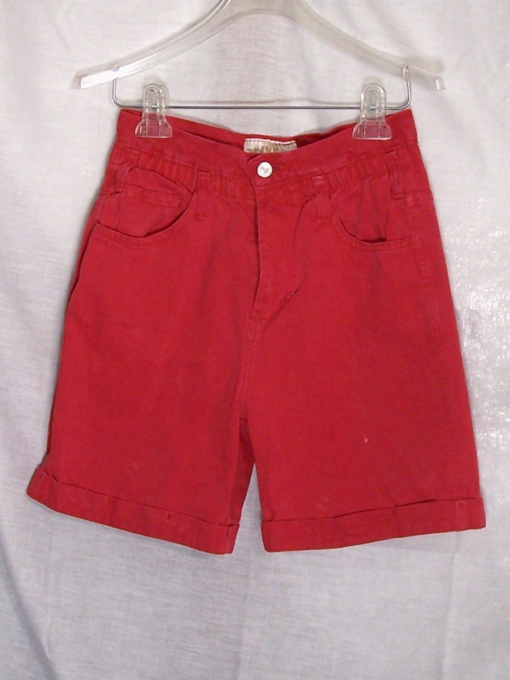 VTG JEANJAR Red Jean Shorts